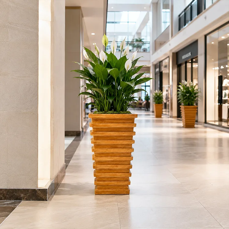 Glasfiber trækorns plantekasse